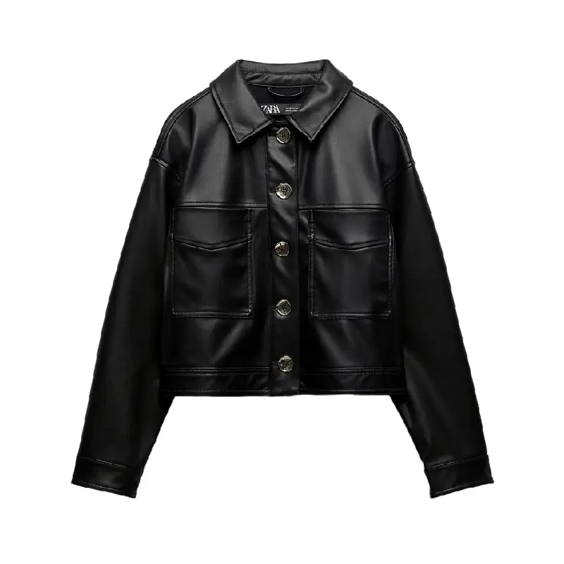 

Куртка-рубашка Zara, черный
