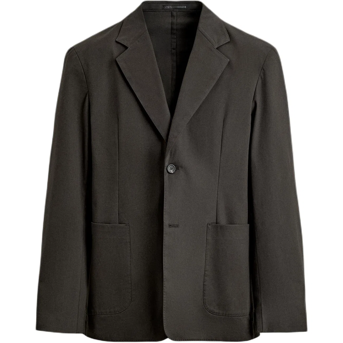 Мужской деловой костюм с лацканами Brown Lapel ZARA, Brown