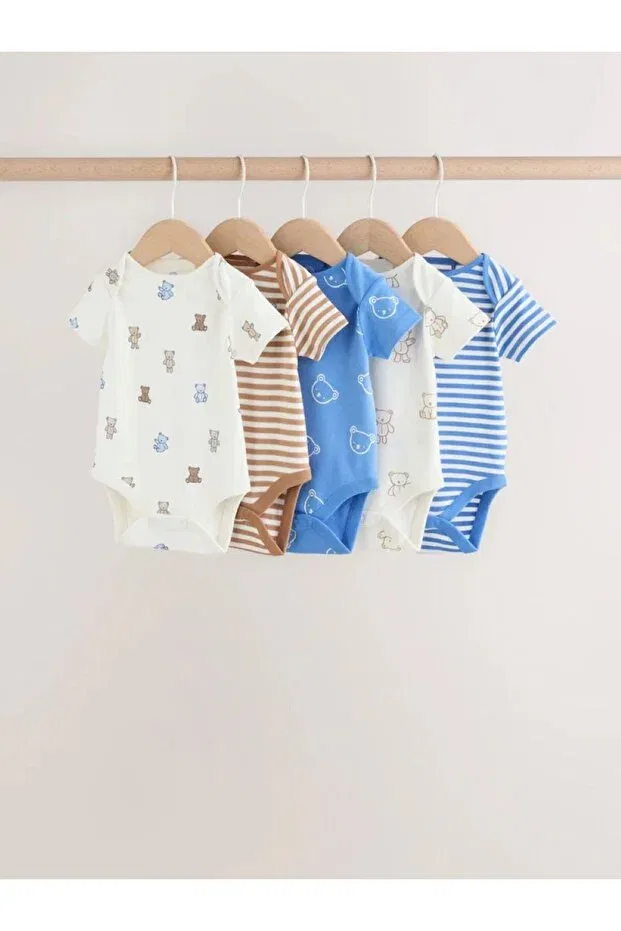 Детское боди-комбинезон с коротким рукавом с принтом Next Baby, Multicolor