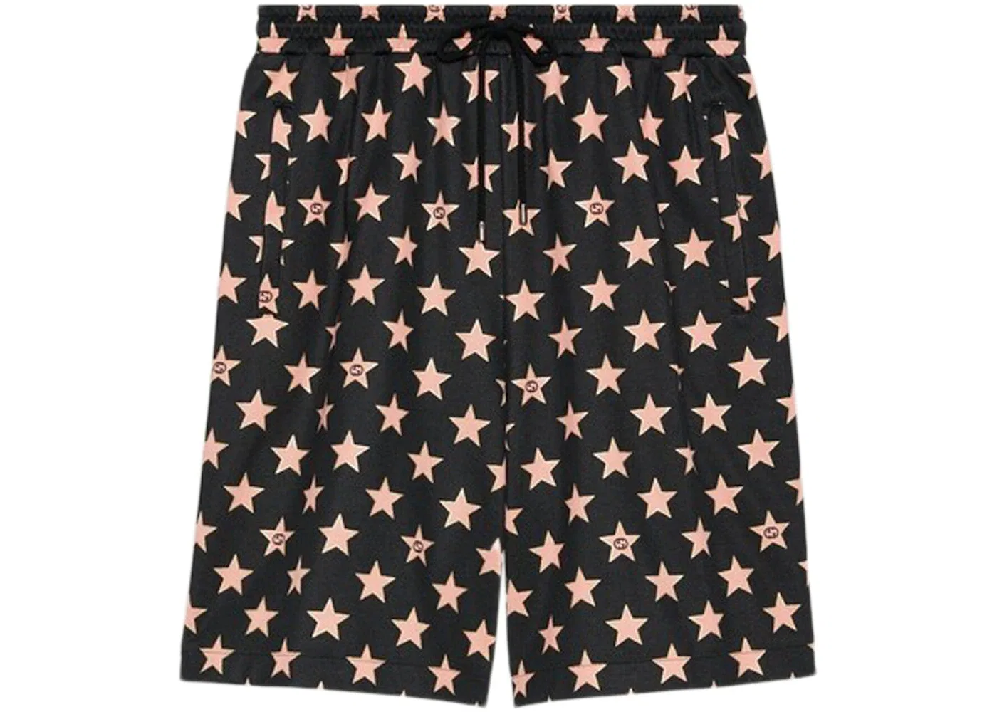 Мужские шорты с принтом звезды Gucci, Black