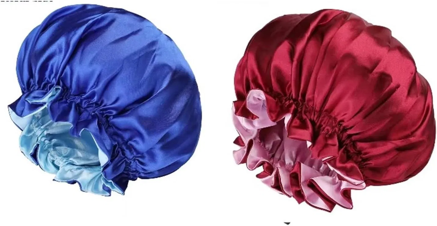 Шапочка для душа Satin, 2 шт, WSQHAO, 36 см, Color 3