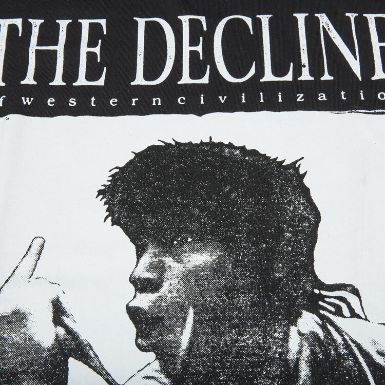 Футболка Supreme Decline Of Western Civilization T-Shirt 'Black', черный — фото 4