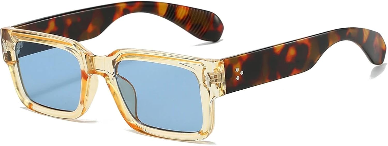 

Солнцезащитные очки с защитой от УФ-излучения UV400 | Мужские и женские градиентные | Линзы конфетных цветов для занятий спортом на открытом воздухе и вождения DSVIGF, Yellow-blue