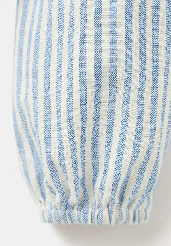 Детская блузка на пуговицах Mango Kids, Dark Blue — фото 4
