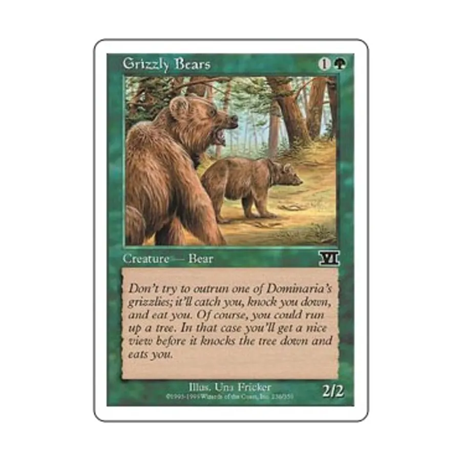 

CCG Медведи гризли (К), MTG - 6th Edition (Classic)