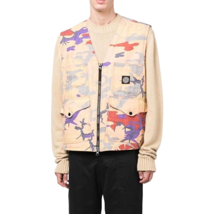 Жилет Heritage Camo Ripstop Nylon «Multicolor» Stone Island, цвет Multicolor — фото 2