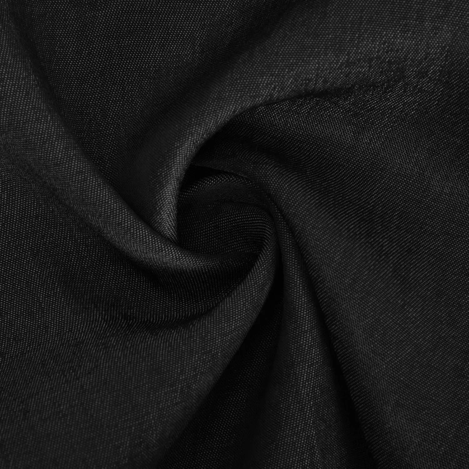Джинсы свободные, женские, высокие, эластичный пояс, A01 Black — фото 3