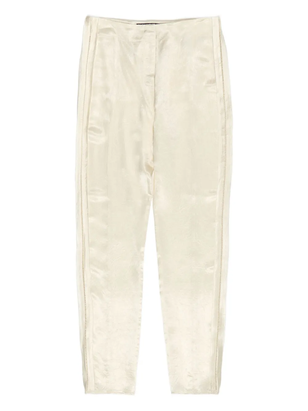 

Прямые брюки с атласными лампасами Bimba y Lola, нейтральный