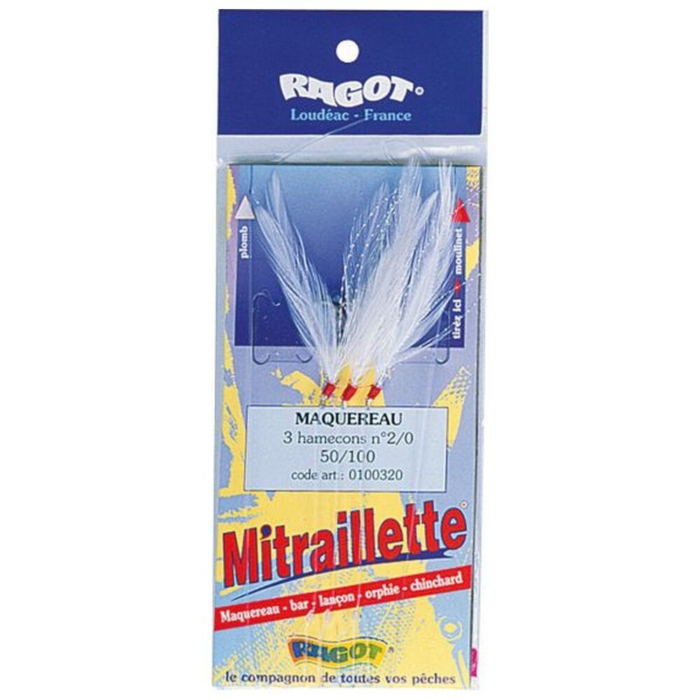 

Оснастки Ragot Mitraillete Original 7 Hooks, белый