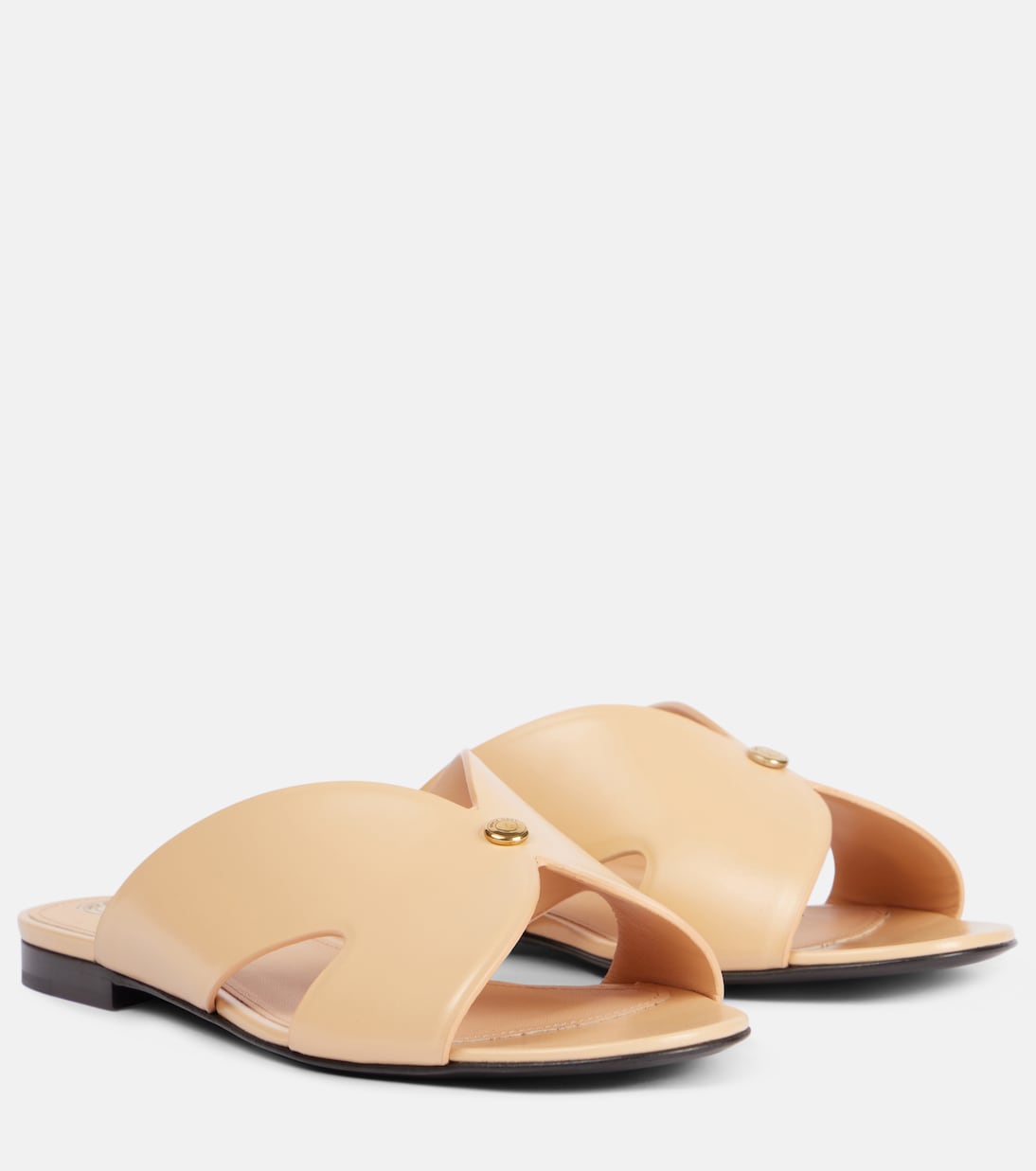 Веро кожаные сандалии Loro Piana, Peach Fuzz