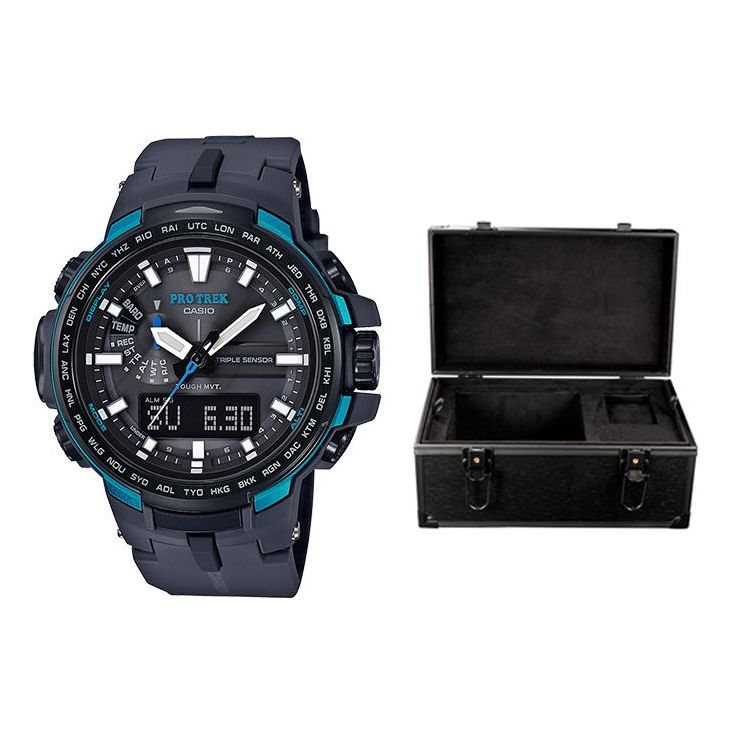 

Часы CASIO Waterproof Sports Solar Powered Mens Black Analog/Digital Combo, черный