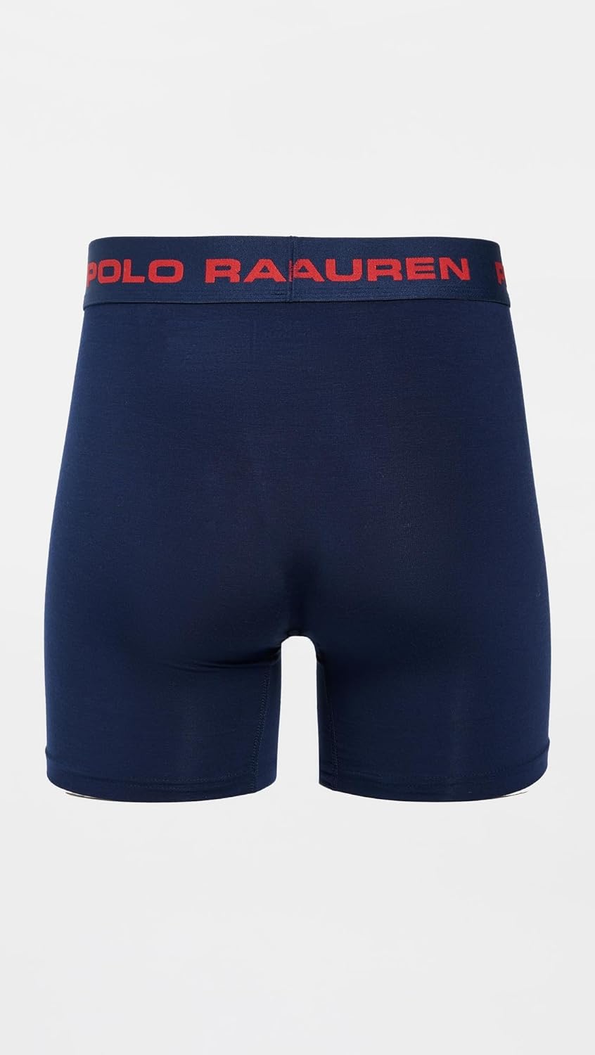 Мужские трусы-боксеры POLO RALPH LAUREN Perfect Pouch, 3 шт., Cruise Navy — фото 3