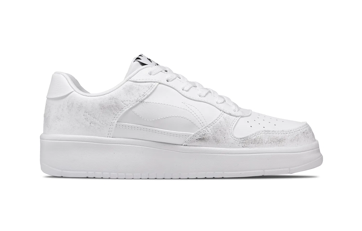 Кроссовки скейтбординговые с эффектом состаривания Li-Ning Light Gray — фото 4