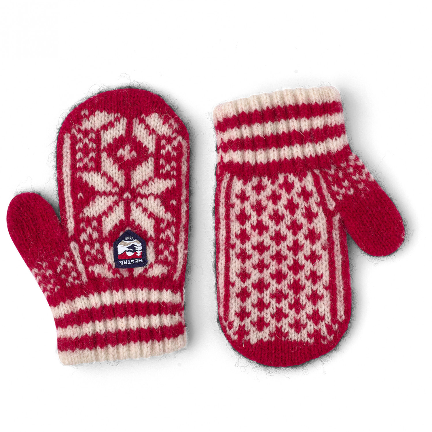 

Перчатки Hestra Nordic Mitt, цвет Red/Offwhite