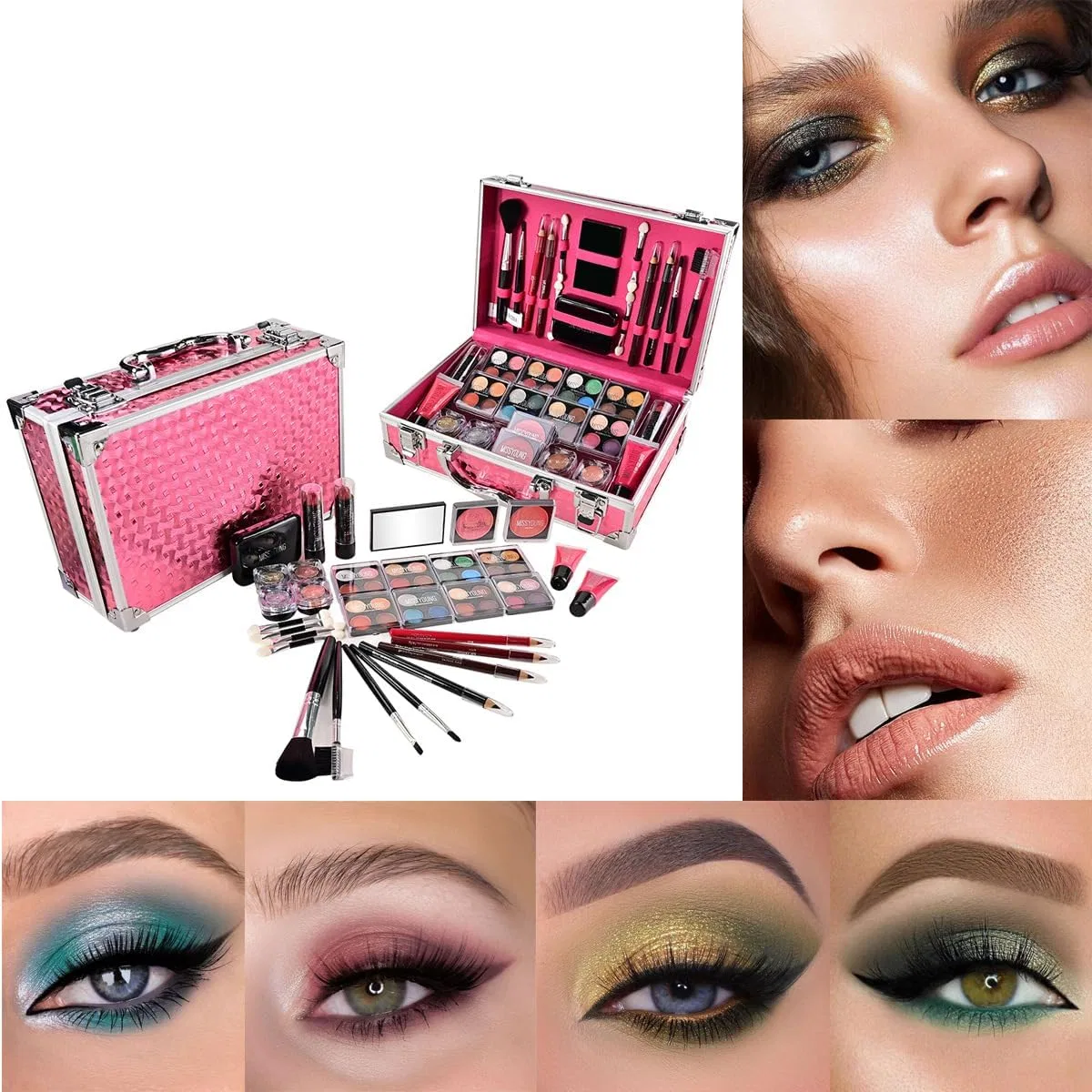 Набор косметики LIVIA Full Body Makeup Set серебристый — фото 4