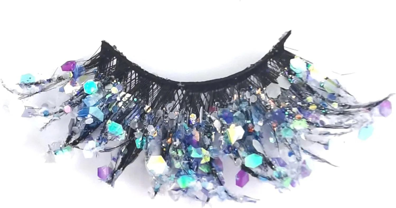 Ресницы искусственные Namzi, блестящие, K-6, 1 пара