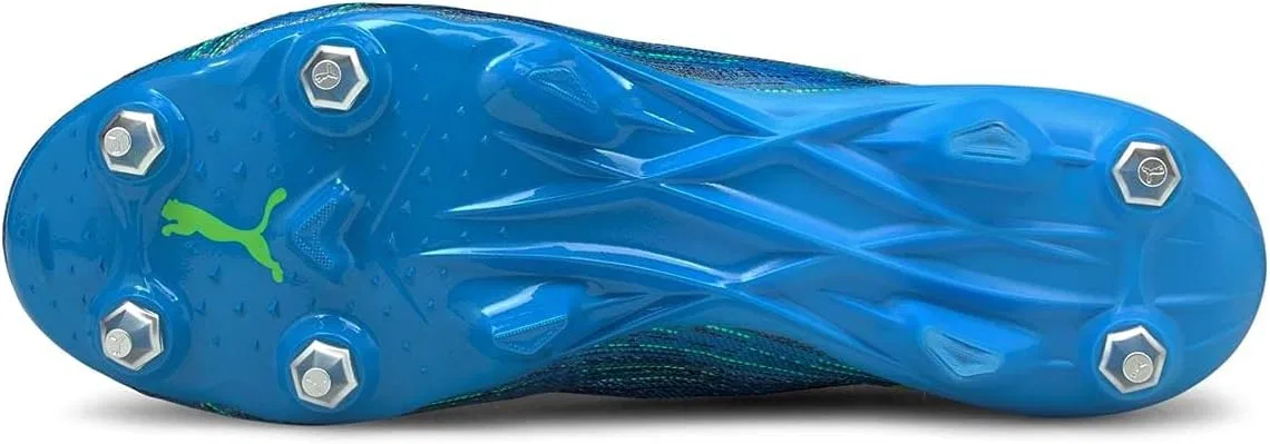 Кроссовки PUMA Unisex Ultra 1.2 MxsgFußballschuh, Nrgy Blue Yellow Alarm — фото 2
