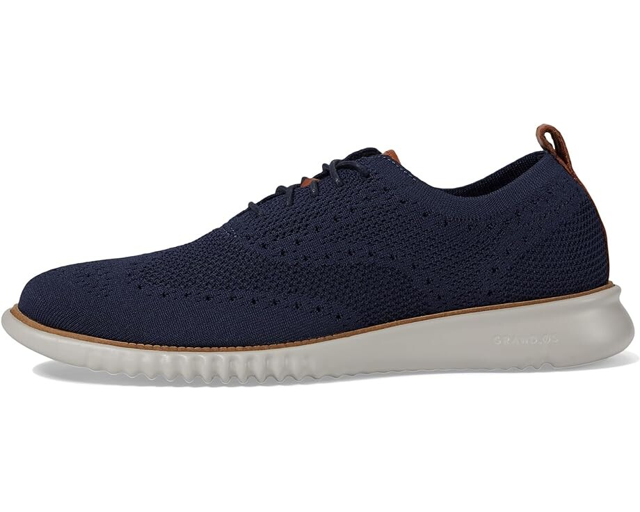 Оксфорды Cole Haan Zerogrand Remastered Wing Tip Oxford, цвет Marine Blue/Vapor Grey — фото 4
