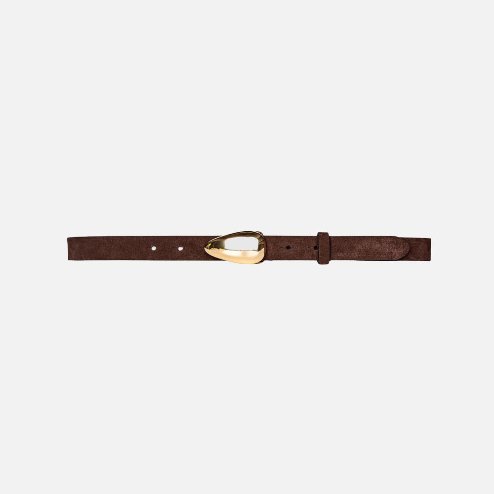 

Ремень Black Suede Studio Bean Belt, цвет Brown Suede