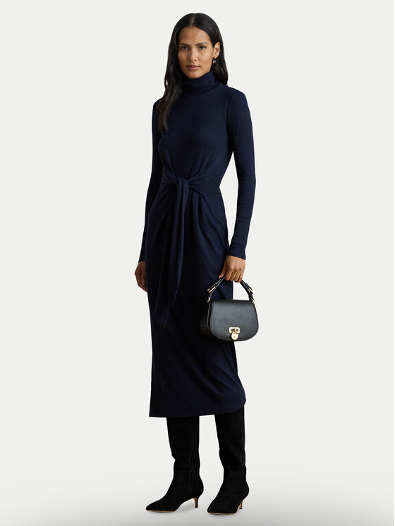 

Вязаное платье slim fit 200980028001 Lauren Ralph Lauren, синий