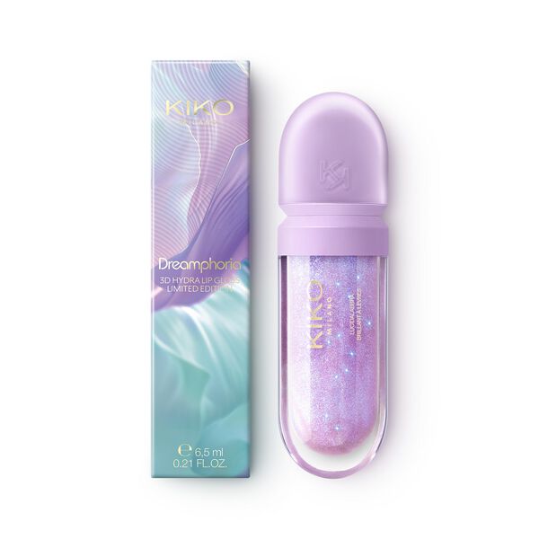 Увлажняющий блеск для губ с 3D эффектом, 6,5 мл Kiko Milano Dreamphoria 3d hydra lip gloss limited edition — фото 4