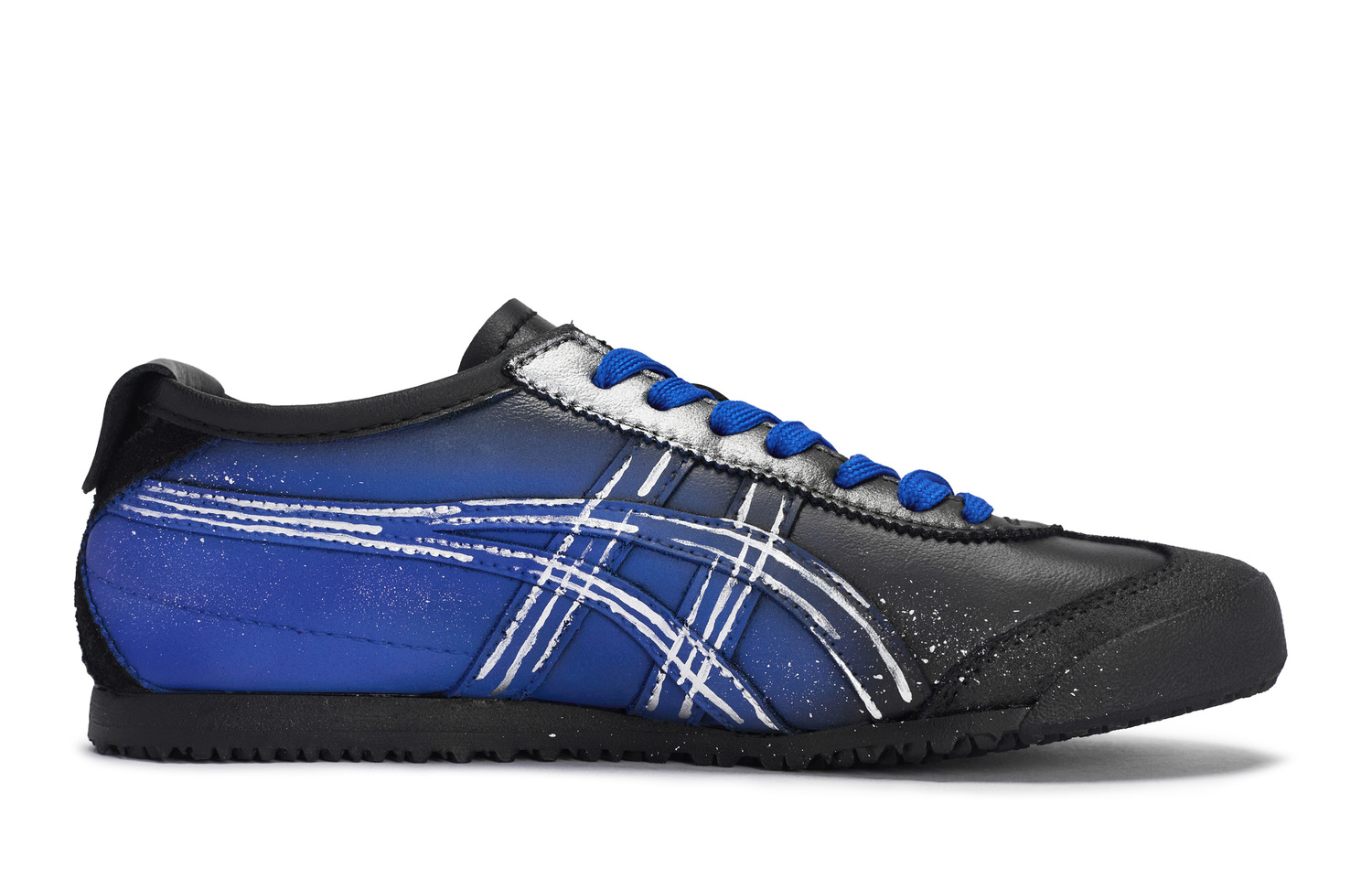 Onitsuka Tiger MEXICO 66 811 Manufacturing, Shooting Stars Breathable Low top Casual Shoes Unisex Black Blue Silver — фото 3