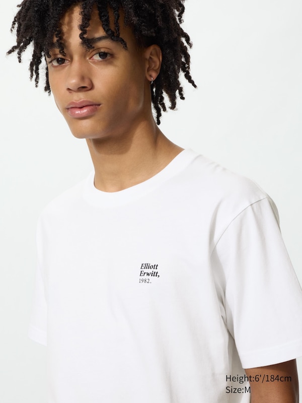 Футболка UT Elliott Erwitt Uniqlo, 00 white — фото 2