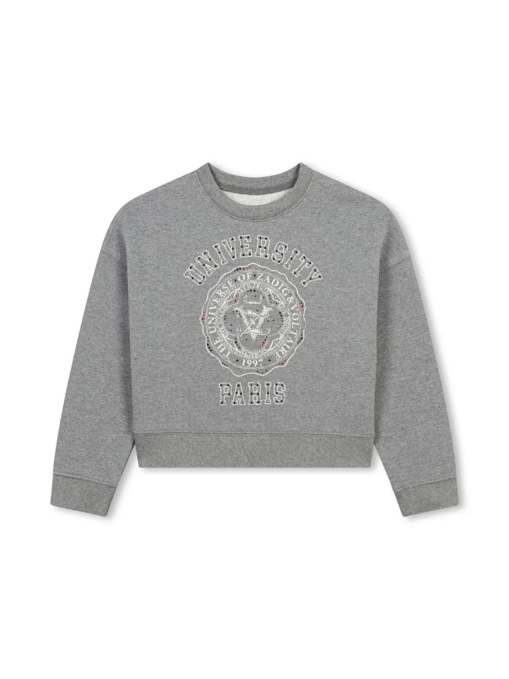 

Толстовка с логотипом Zadig & Voltaire Kids, серый