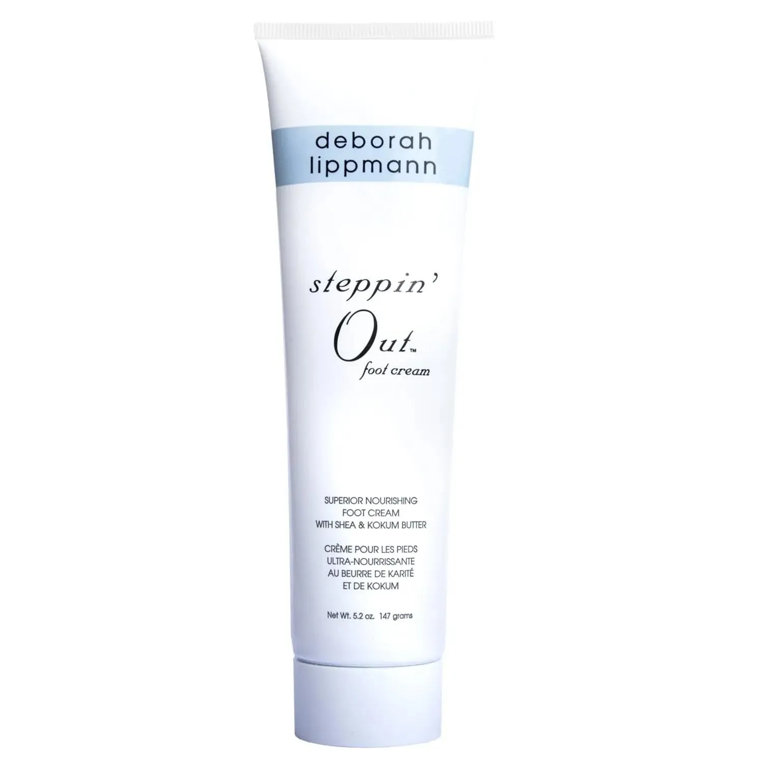 Крем для ног Deborah Lippmann Steppin' Out | Увлажняет и смягчает сухие стопы, восстанавливает гибкость и заживляет трещины на пятках, делая кожу здоровой | Нежирный | 150 г