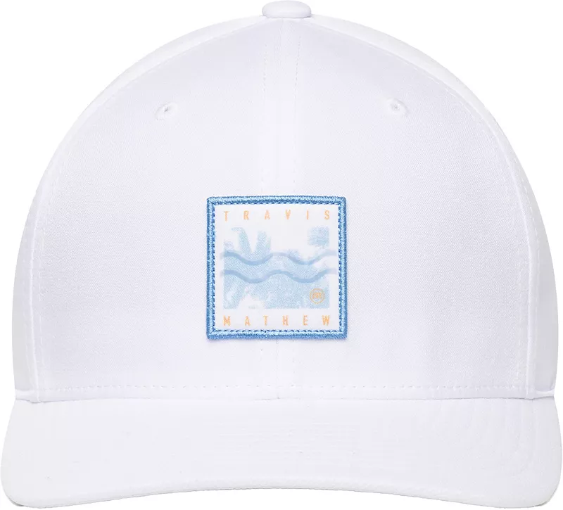 

Мужская кепка для гольфа TravisMathew In the Line Up, белый