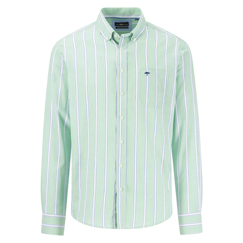 

Рубашка Fynch Hatton Modern Oxford Stripes, зеленый