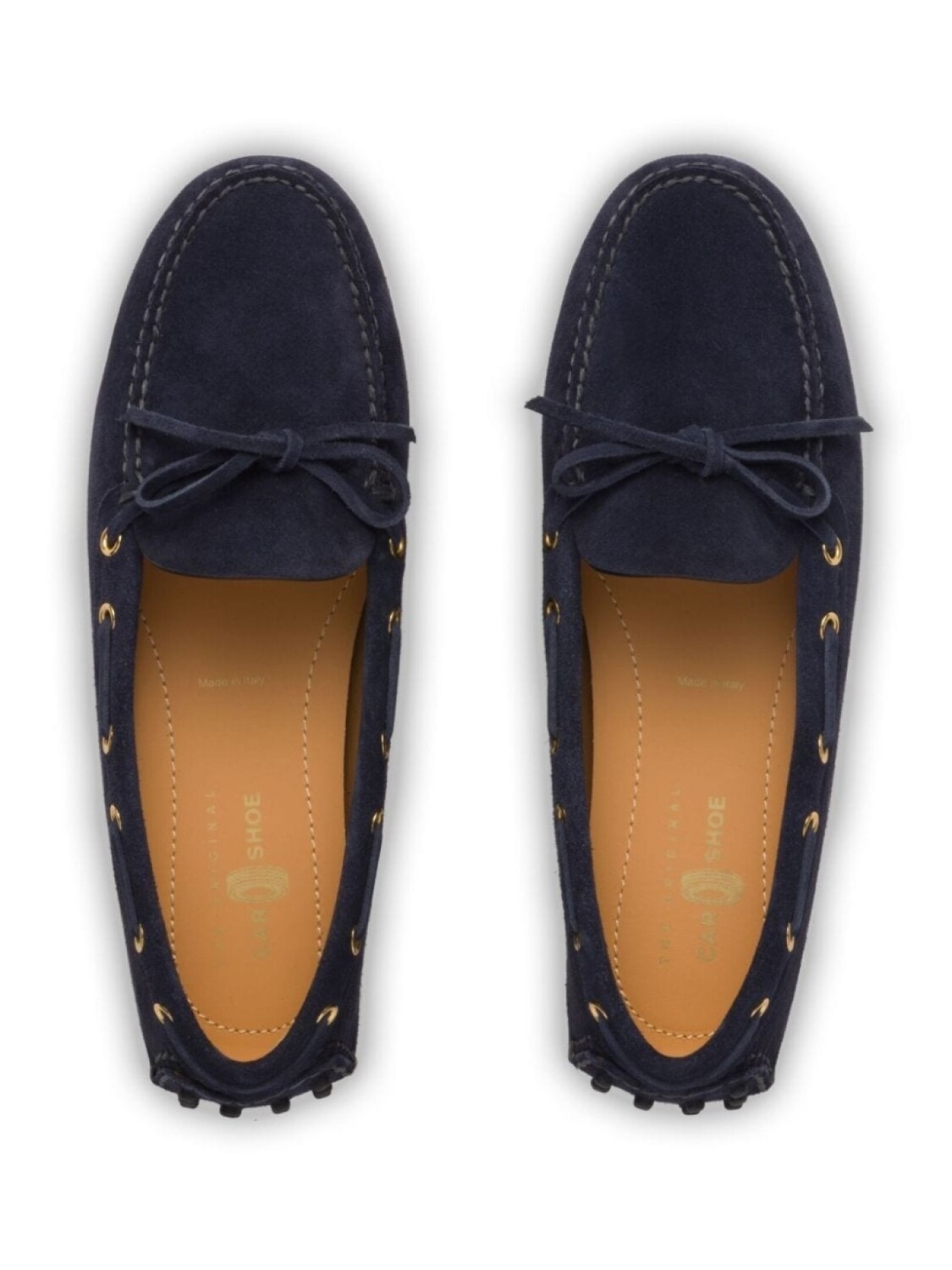 Car Shoe мокасины с бантом, синий — фото 4