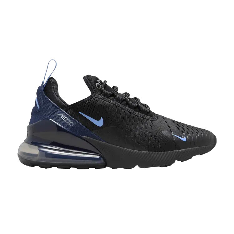 

Кроссовки Nike Air Max 270 GS 'Black Royal Midnight Navy', черный