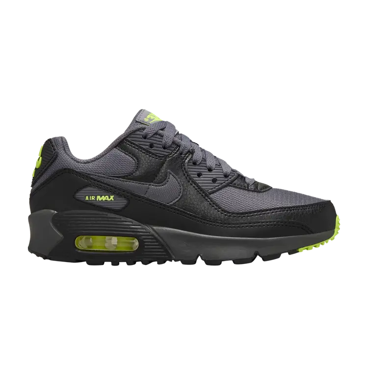 

Кроссовки Air Max 90 Next Nature GS, цвет Black Volt Dark Grey