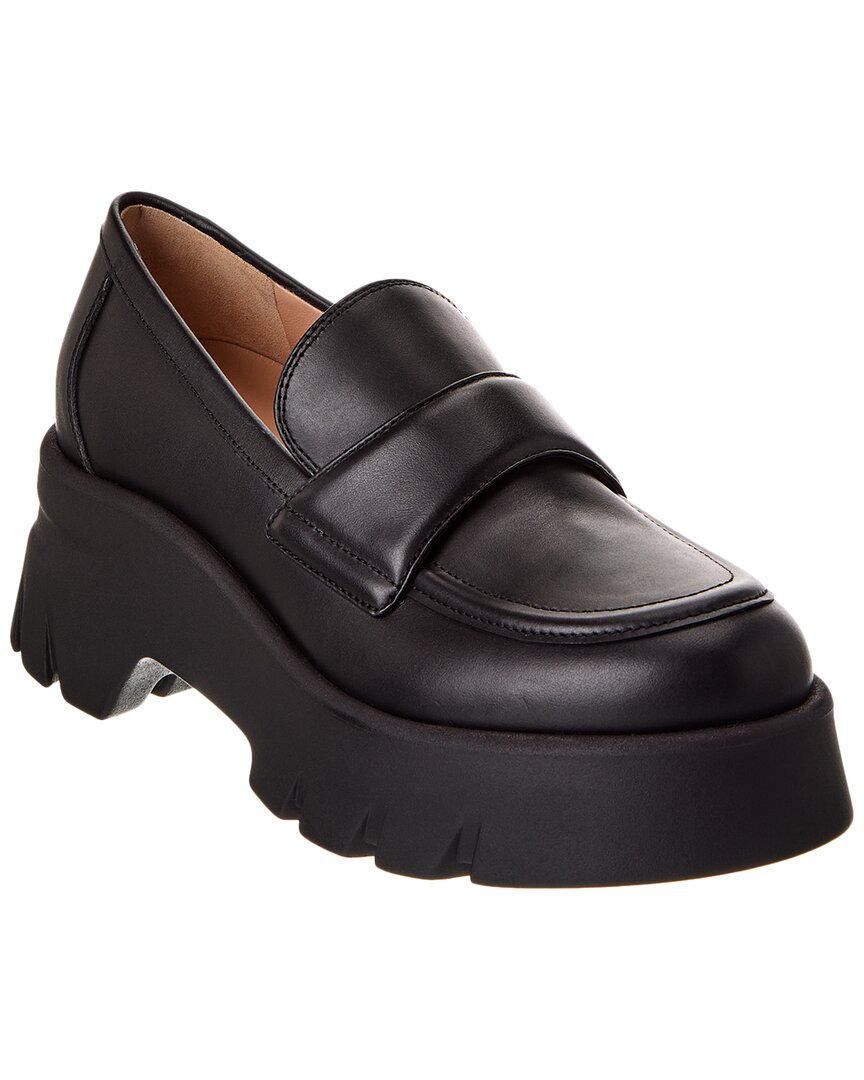 Кожаные лоферы Gianvito Rossi Farren, черный