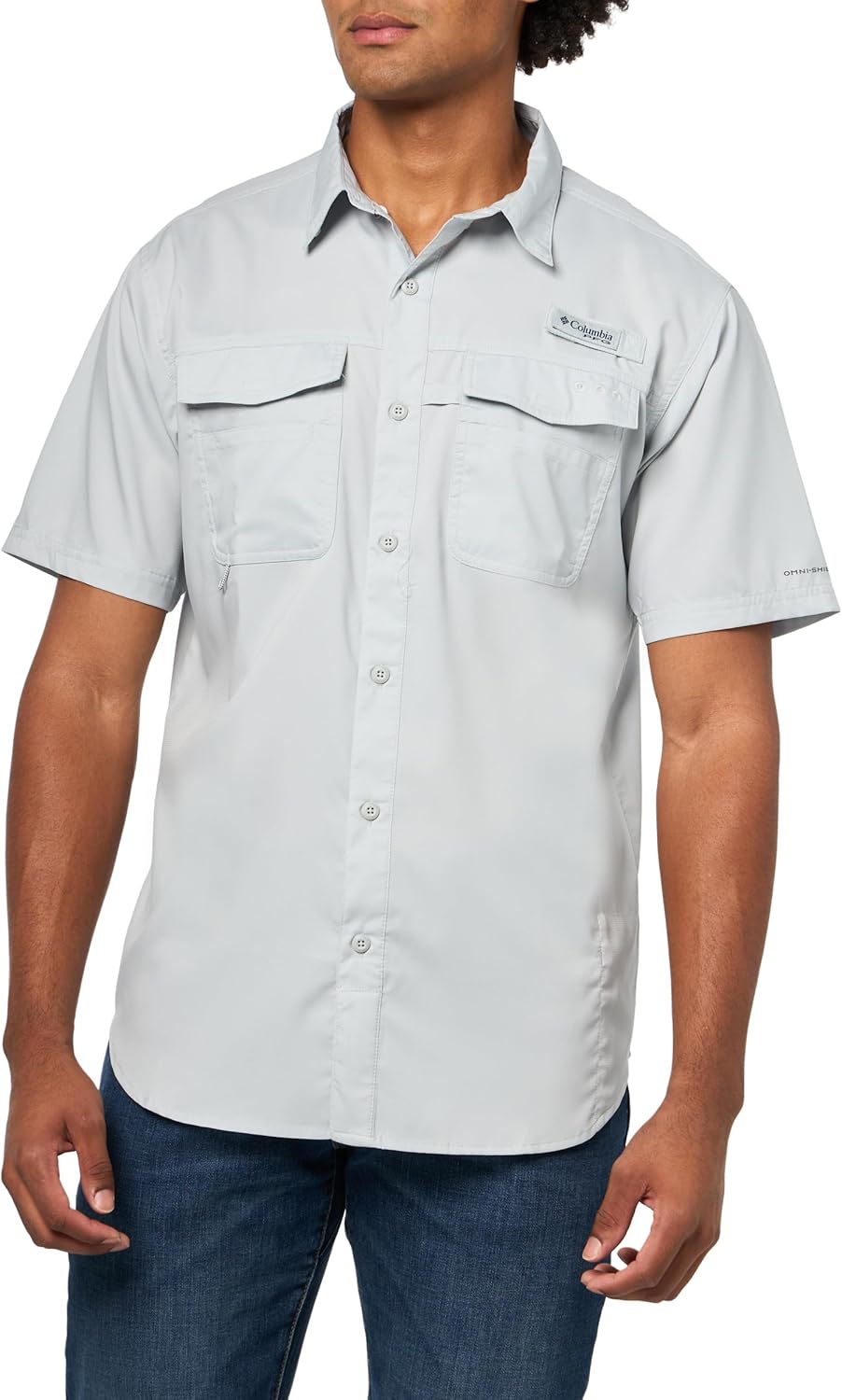 

Рубашка с коротким рукавом Columbia Mens Blood and Guts V, Cool Grey