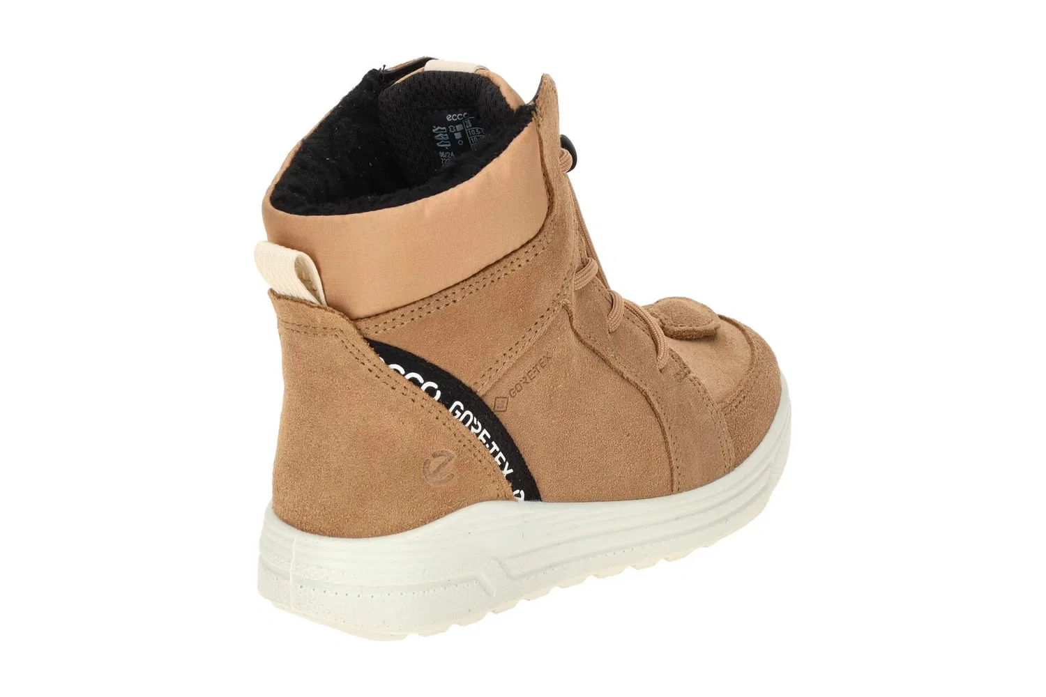 Детские зимние ботинки на шнуровке URBAN - SNOWBOARDER Kids GTX Ecco, Braun — фото 4