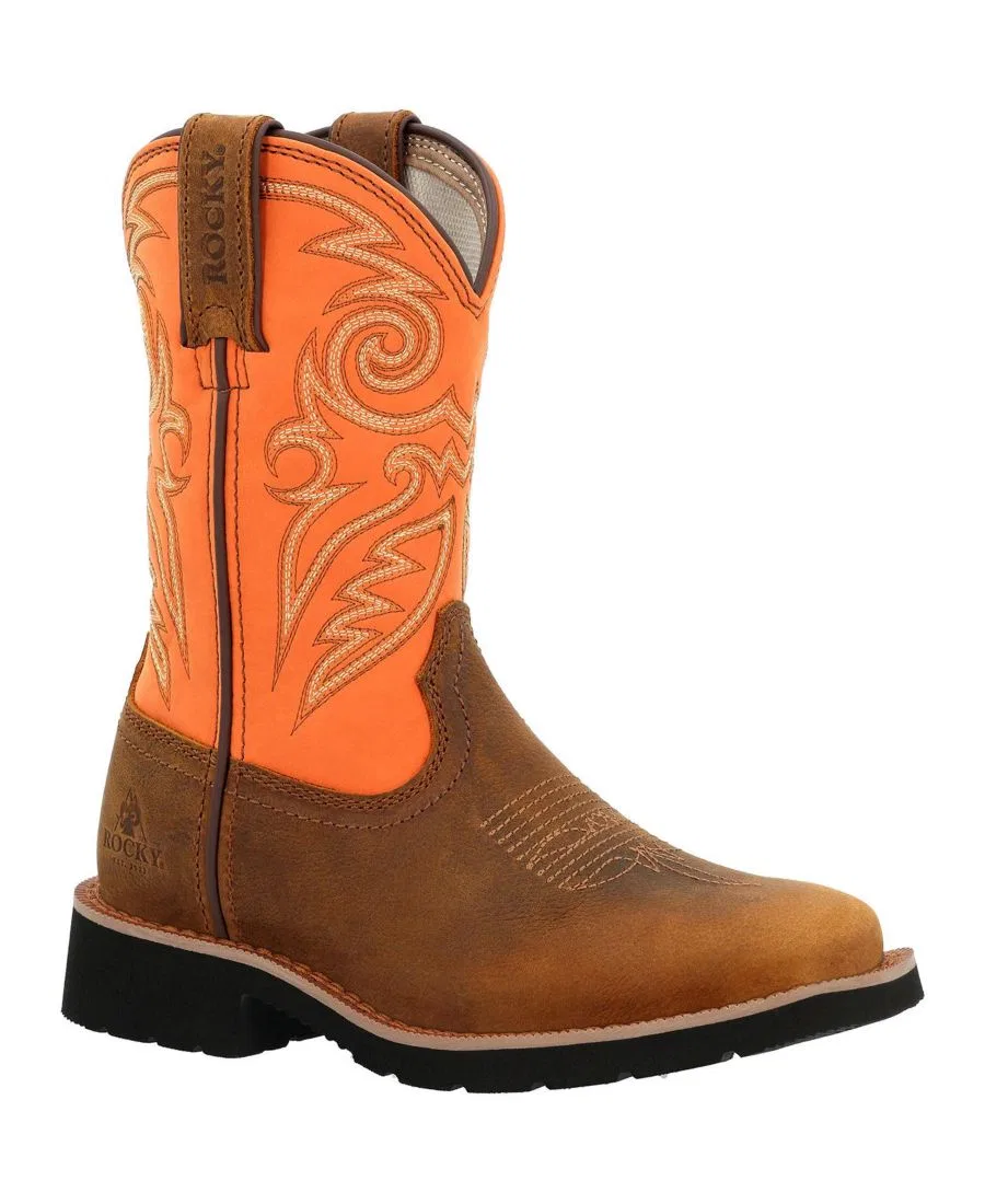 Ботинки вестерн MonoCrepe для детей ROCKY, Brown And Orange