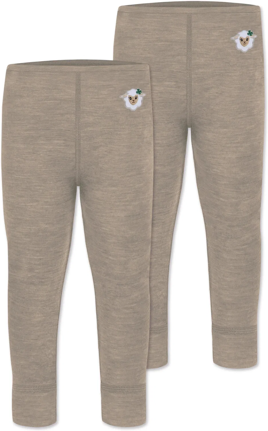 Леггинсы комплект 2 шт Baby Merino Hose Leggings Tutira Normani Outdoor Sports, бежевый
