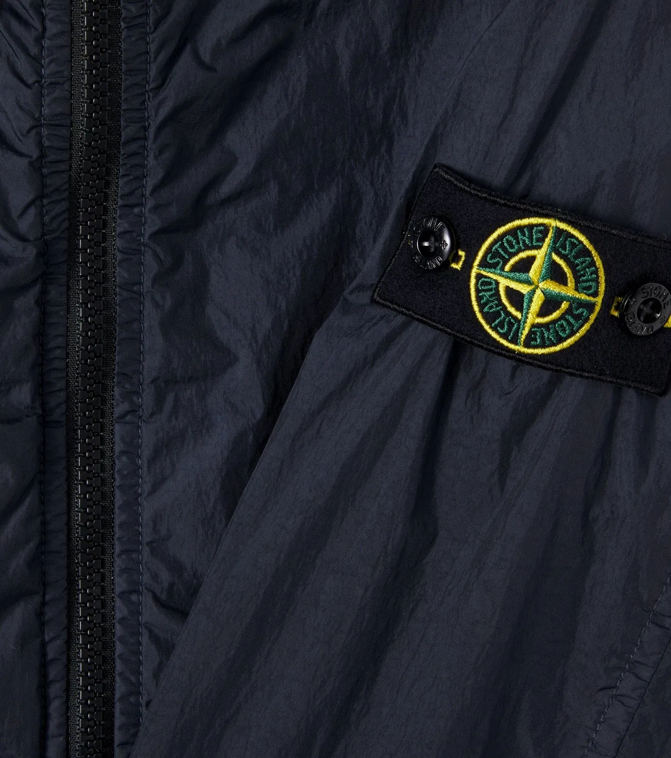 Легкая куртка с капюшоном Compass Stone Island Junior, синий — фото 3