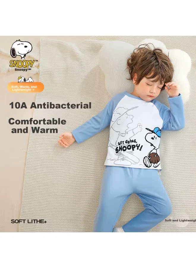 Комплект пижамный с длинным рукавом Snoopy, синий