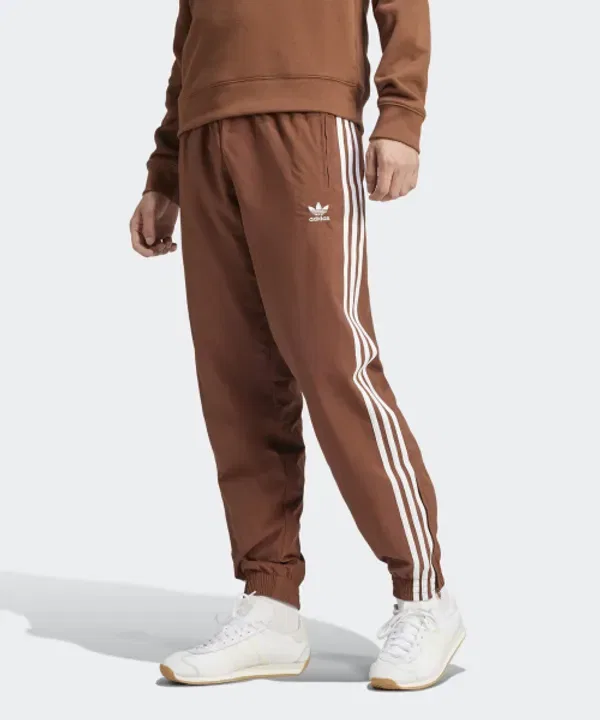 Тренировочные штаны Woven Firebird Track, Adidas, коричневый