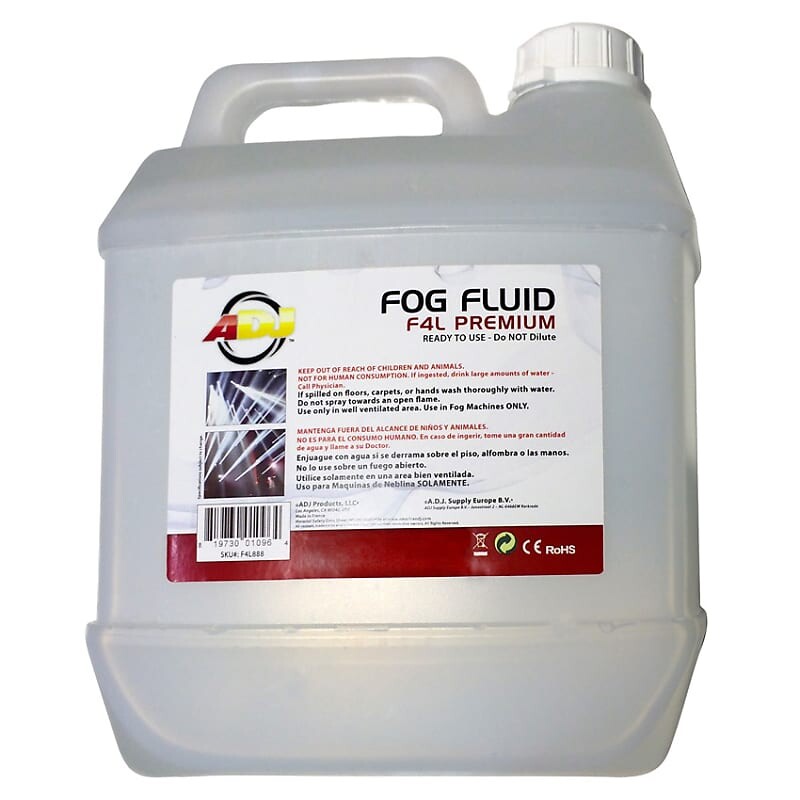 

ADJ F4L-PREMIUM 4-литровый контейнер с жидкостью для тумана премиум-класса на водной основе American DJ