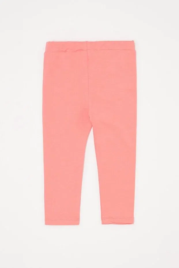 Детские леггинсы для девочек однотонные Defacto, Pink-Pn323 — фото 2