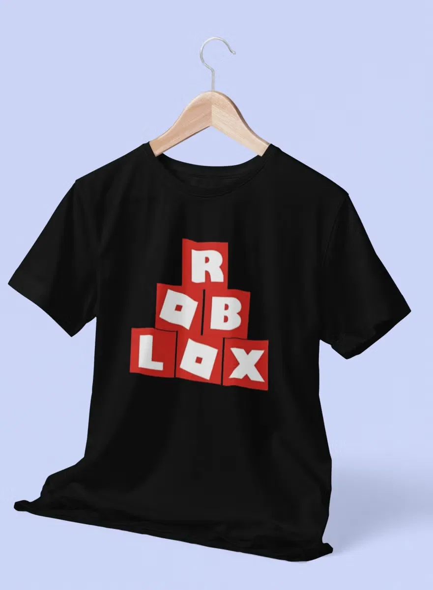 Футболка с принтом Roblox Zoom, черный