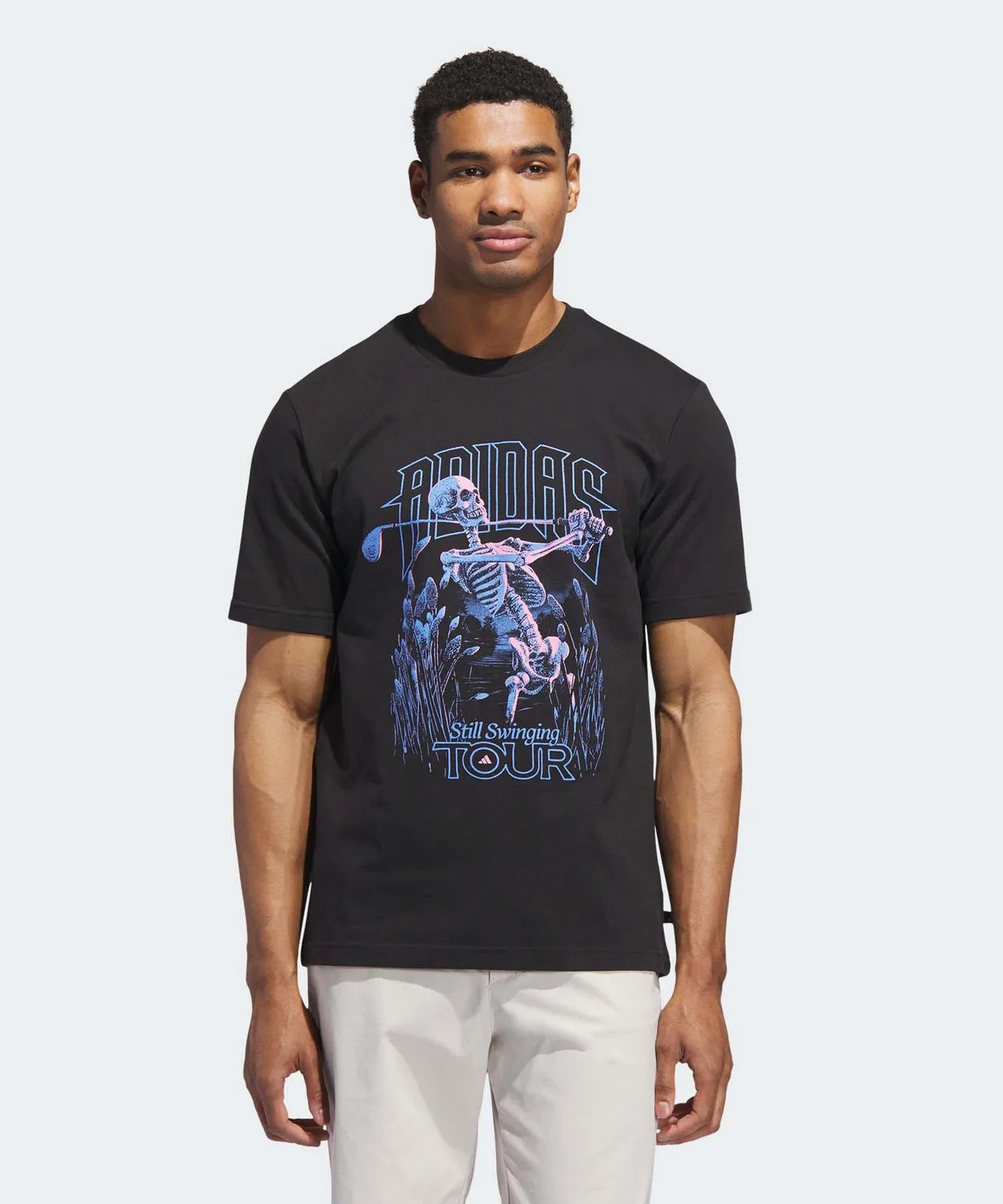 Мужская футболка с принтом Beyond the Course Culture Adidas, Black
