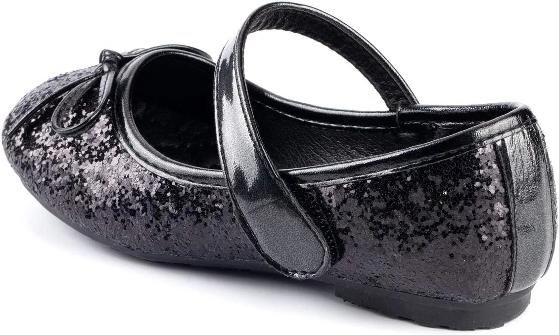 Детские балетки для девочек Nova Utopia Nova Footwear, Black — фото 4
