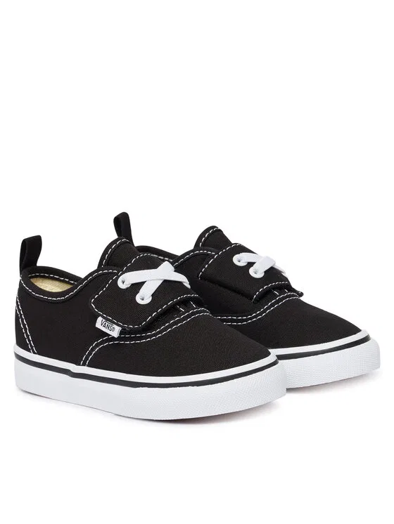 Кеды Authentic Elastic V Vans, черный — фото 2