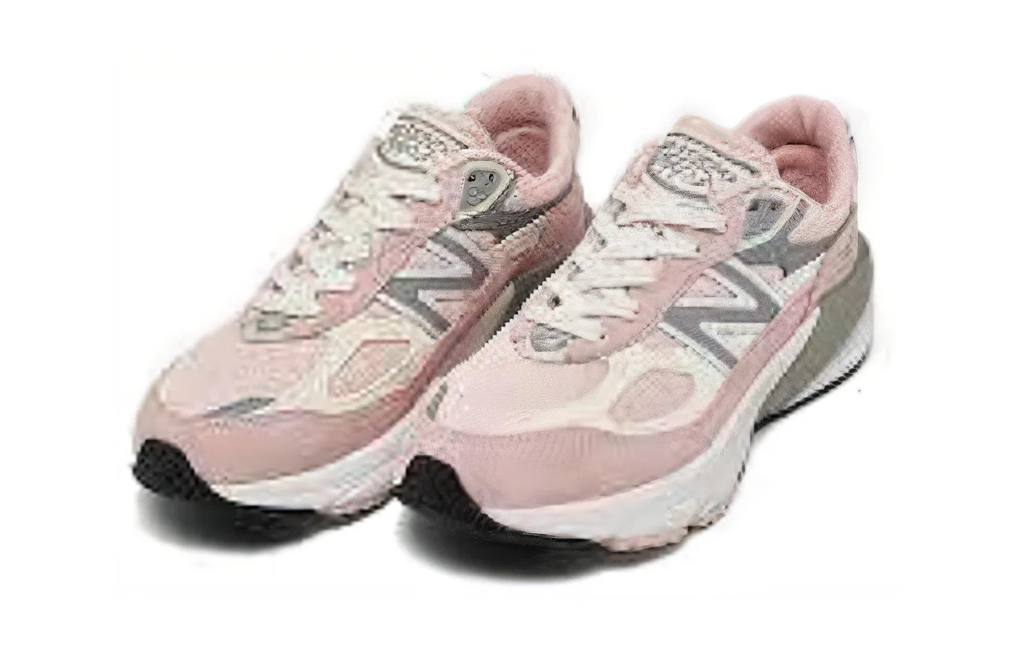 Детские кроссовки для мальчиков и девочек с широкой колодкой New Balance, Pink White — фото 4