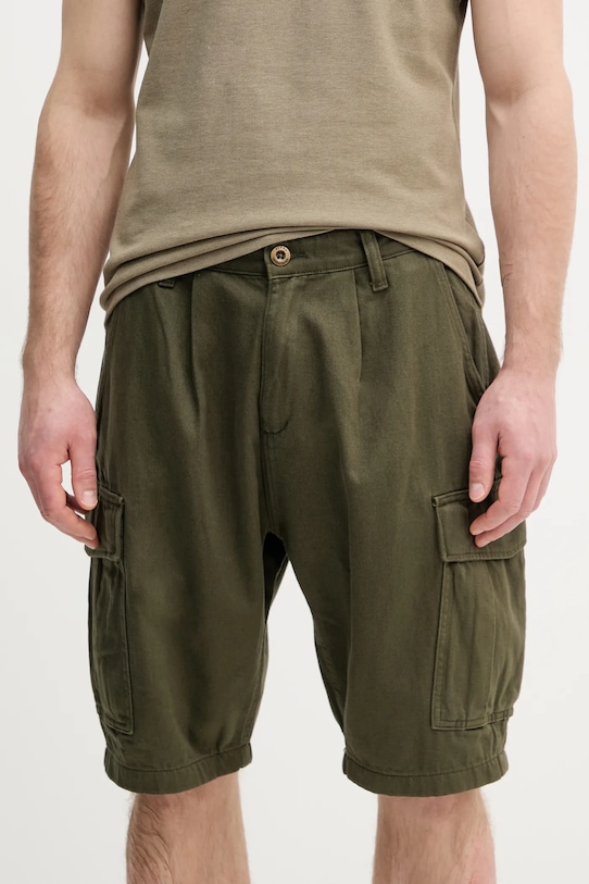 

Хлопковые джинсовые шорты Aircraft Alpha Industries, зеленый